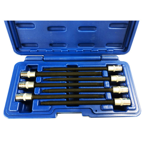 7 PCS 1/4" Dr. TX-Star Ball End Insert Bit Socket Set